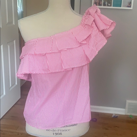 Magicmk bnwot pink seersucker top small - Picture 2 of 2